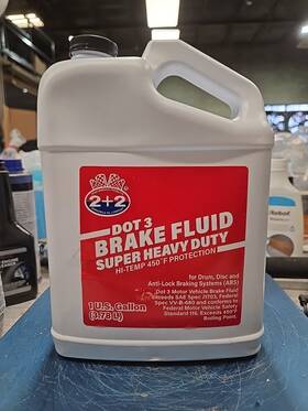 B-1402 Berkebile Oil Company 2 Dot 3 Brake Fluid Super Heavy Duty Hi-temp- 1 Gallon