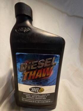 25632 Bg 1 Quart 32 Oz Emergency Diesel Thaw Treatment Fast Acting