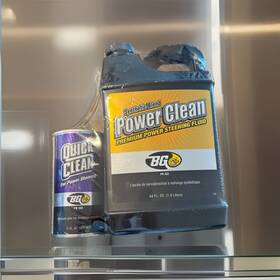 332-108 Bg Power Clean Steering Fluid 64oz And Quick For 11oz