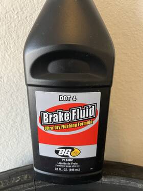 84032 Bg 84232 Brake Fluid Dot 4 32 Fl. Oz. Ultra-dry Flushing Formula Pn