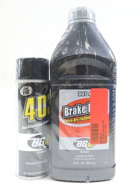 8830lv Bg New Dot 4 Brake Fluid 32oz And Cleaner 5.5oz Service Kit