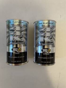 Pn208w0r Bg Platinum 44k Fuel System Cleaner 2 Pack Brand New