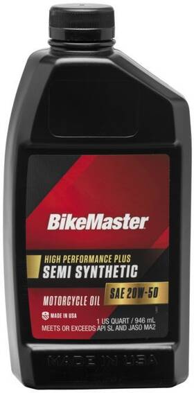 Bkm532319 Bikemaster 532319 Semi-synthetic Oil 20w50 1 Quart Bkm532319 Bikemaster 532319 Semi-synthetic Oil 20w50 1 Quart