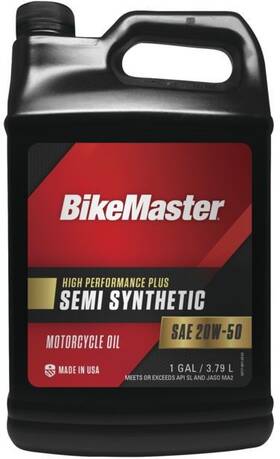 Bkm532320 Bikemaster 532320 Semi-synthetic Oil 20w50 1 Gal. 1gal Bkm532320 Bikemaster 532320 Semi-synthetic Oil 20w50 1 Gal. 1gal