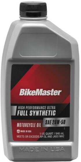 Bkm532325 Bikemaster 532325 Full-synthetic Oil 20w50 1 Quart