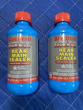 Blu00234 Blue Devil Lot 2x - Rear Main Sealer 8 Oz. New