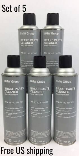83192180805 Bmw Group Genuine Brake Parts Cleaner 13 Oz Set Of 5