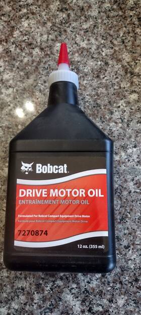 7270874 Bobcat Drive Motor Oil Oem #7270874 12oz