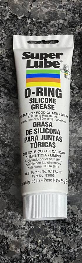 Branded 082353930036 New Super Lube O-ring Silicone Grease 3 Oz Tube