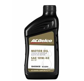 109294 Branded 10 Quart Acdelco Conventional Api Sp Specifications Sae 10w-40