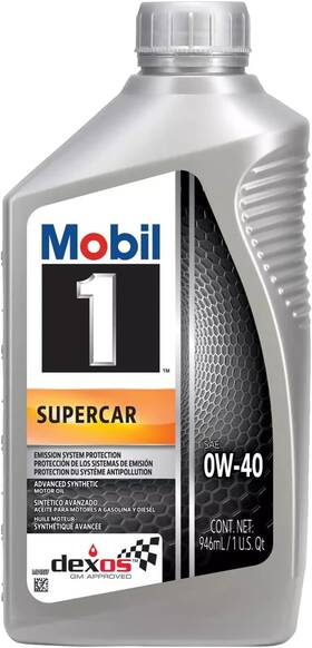 126870 Branded Mobil 1 Supercar Advanced Full Synthetic Motor Oil 0w-40 6-pack Of Quarts 126870 Branded Mobil 1 Supercar Advanced Full Synthetic Motor Oil 0w-40 6-pack Of Quarts