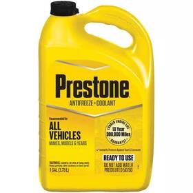 Branded Af2100 Prestone All Vehicles - 10yr/300k Mi- Antifreeze Coolant 1 Gal Concentrate