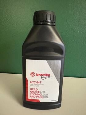 Brembo Bre-htc64 Htc64 Dot 4 Brake Fluid - 500 Ml Racing High Temperature New Usa