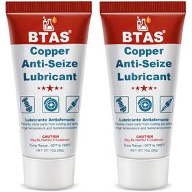 Cas-02 Btas Copper Anti-seize Lubricant 1 Oz 2 Pcs Resistant To High Red
