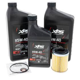 Can-am 810073136991 Can-am Oem 4t 5w-40 Synthetic Blend Oil Change Kit 9779488