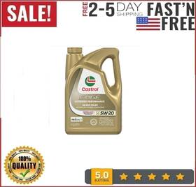 5w-20 Castrol 03086 Edge Extended Performance Advanced Full Synthetic Motor Oil 5 Qua