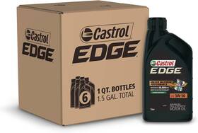 5w-50  Castrol 06250 Edge Advanced Full Synthetic Motor Oil 1 Quart Pack Of 6
