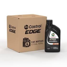 5w-50 Castrol 079191062500 Edge Advanced Full Synthetic Motor Oil 1 Quart Pack Of 6
