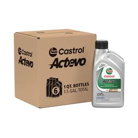Castrol 079191064092 1 Quart Actevo 4t 20w-50 Synthetic Blend Motorcycle Oil 6 Pack