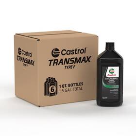 Castrol 079191068168 Transmax Type F Automatic Transmission Fluid 1 Quart Pack Of 6