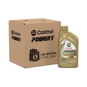 5w-40 Castrol 079191215975 Power1 4t Full Synthetic Motorcycle Oil 1 Quart Pack Of 6