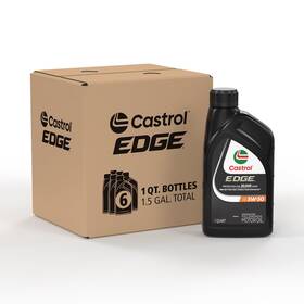5w50 Castrol 079191216903 Edge Full Synthetic Motor Oil 1 Quart 6 Pack High Performance