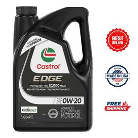 0w-20-castrol Castrol Edge 0w-20 Advanced Full Synthetic Motor Oil 5 Quarts Free Shipping Usa 0w-20-castrol Castrol Edge 0w-20 Advanced Full Synthetic Motor Oil 5 Quarts Free Shipping Usa