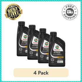 Castrol 1489319649 4 Pack Edge 5w-30 Advanced Full Synthetic Motor Oil 1 Quart Bottles