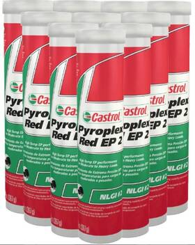 15832e Castrol Pyroplex Red Ep 2 Grease Case Of 10 - 14 Ounce Tubes 15832e Castrol Pyroplex Red Ep 2 Grease Case Of 10 - 14 Ounce Tubes