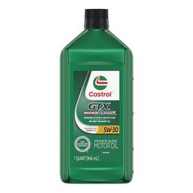 15980e Castrol Gtx High Mileage 5w-30 Synthetic Blend Motor Oil 1 Quart