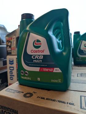 Castrol 15aa4a 3x 1gal Case Crb Multi Sae 15w-40 Ck-4 Diesel Engine Oil