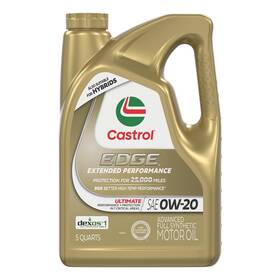 15b58f Castrol Edge Extended Performance 0w-20 Advanced Full 5 Quarts Amber