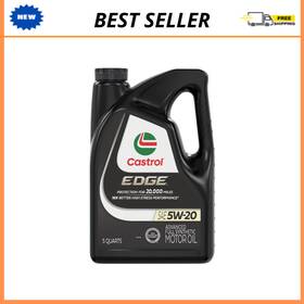 15b9ad Castrol Edge 5w-20 Advanced Full Synthetic Motor Oil 5 Quarts Premium Engine