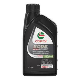 15d53c Castrol Edge High Mileage 10w-40 Advanced Full Synthetic Motor 1 Quart Amber 15d53c Castrol Edge High Mileage 10w-40 Advanced Full Synthetic Motor 1 Quart Amber