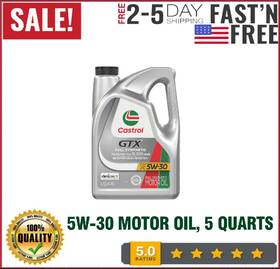 15e6de Castrol Gtx Full Synthetic 5w-30 Motor Oil 5 Quarts