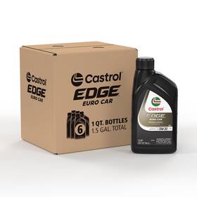 15e71d Castrol Edge Euro 0w-20 Ll-17 Fe 1 Quart Pack Of 6
