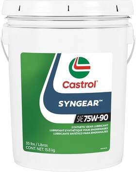 15f8f7 Castrol Syngear 75w-90 Full Synthetic Gear Oil 1 - 5 Gallon Pail