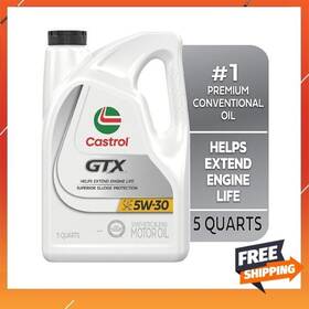 15fd28 Castrol Daily Sale Gtx 5w-30 Synthetic Blend Motor Oil 5 Quarts
