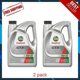 15fd3e Castrol 2 Pack Gtx Full Synthetic 5w-20 Motor Oil 5 Quarts 15fd3e Castrol 2 Pack Gtx Full Synthetic 5w-20 Motor Oil 5 Quarts