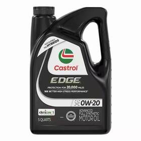 20a2211 Castrol Edge 0w-20 Advanced Full Synthetic Motor Oil 5 Quarts