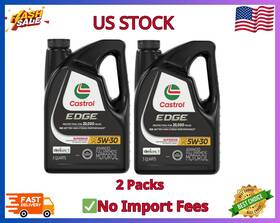5w-30 Castrol 313088499469 2 Pack Edge Full Synthetic Engine Oil 5 Quart Each