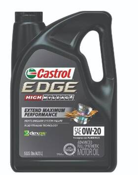 0w-20 Castrol 67774 Edge High Mileage Full Synthetic Engine Oil 5 Quart 1 Pack 0w-20 Castrol 67774 Edge High Mileage Full Synthetic Engine Oil 5 Quart 1 Pack