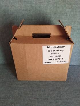 Castrol 76512-bt27 Molub-alloy 936 Sf Heavy Grease 10 Pack 12oz Caulk Cartridges 76512