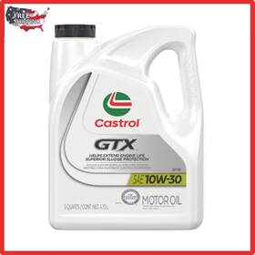 852680 Castrol Gtx Conventional Engine Oil 10w-30 5 Quart 1 Pack Free Shipping