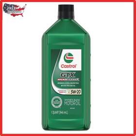 945225 Castrol Gtx High Mileage Synthetic Blend Engine Oil 5w-20 1 Quart Pack