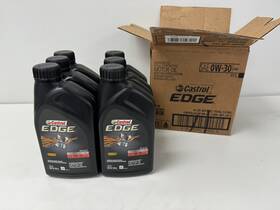 Cast0w30 Castrol Edge Advanced Full Synthetic 0w-30 A3/b4 Engine Oil Case X 6 1 Quart Bottles