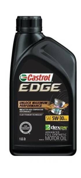 Cast5w30 Castrol 11 Quarts Edge Advanced Full Synthetic 5w-30 U.s. Engine Oil