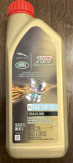 Stjlr.03.5005 Castrol Landrover 5w30 Oil