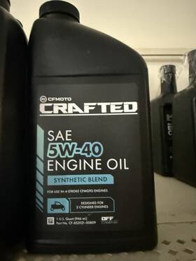 Cfmoto Cf-852021-00809 Genuine Oem 5w-40 Synthetic Blend Engine Oil - 1 Quart