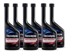 Chevron 023968373771 Techron High Mileage Fuel System Cleaner 12 Oz Pack Of 6